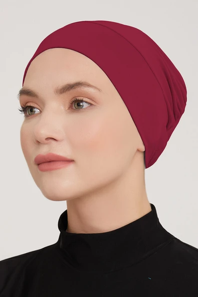 Spor Havuz Bonesi Bordo ürün görseli