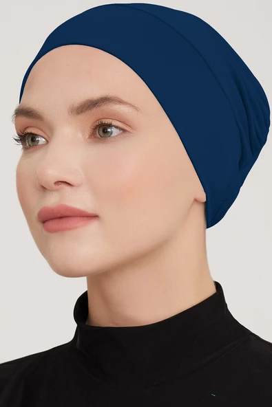 Spor Havuz Bonesi Koyu Lacivert - Resim 2