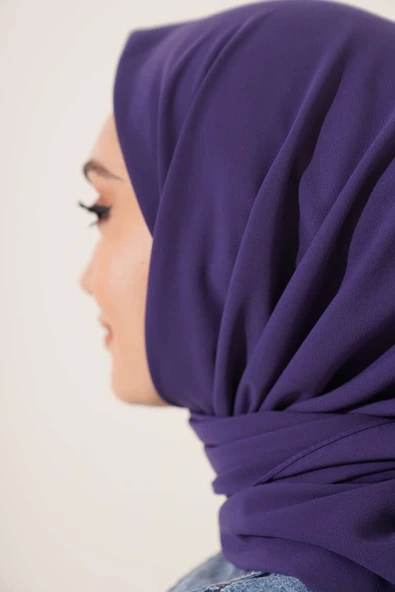 Medine İpeği Eşarp Lavanta - Resim 4