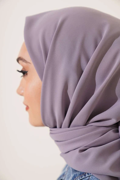 Medine İpeği Eşarp Gri - Resim 4