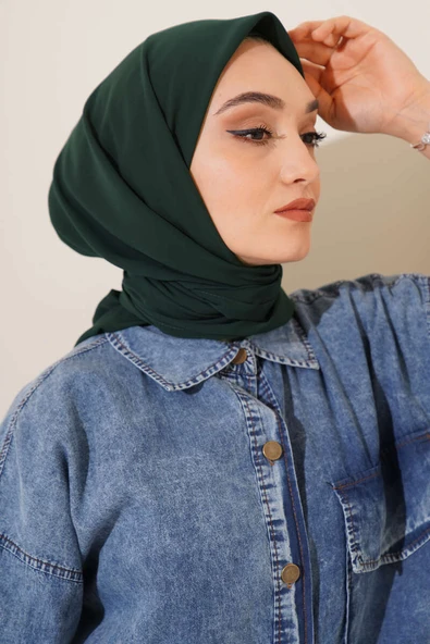 Medine İpeği Eşarp Zümrüt