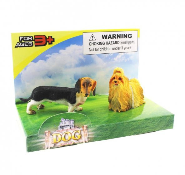 Dakhund ve YorkshireTerrier Model Hayvan Köpek