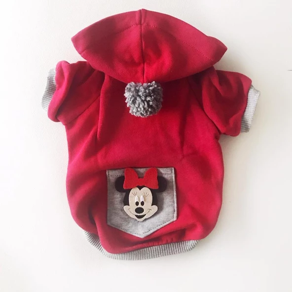 Athletique Kedi Süeteri Sevimli Fare Kırmızı - 2