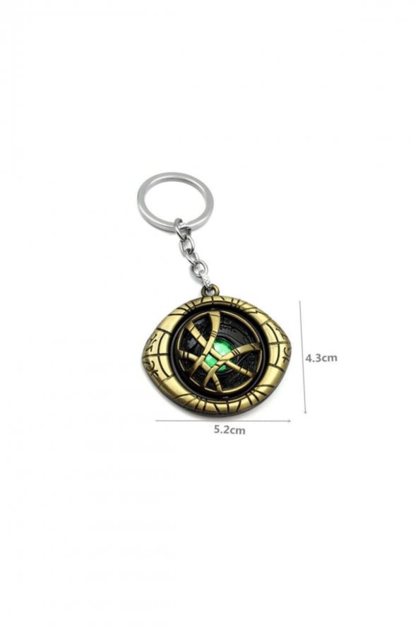 Dr Strange Marvel Avengers Sarı Hareketli Kolye Metal Anahtarlık - 5