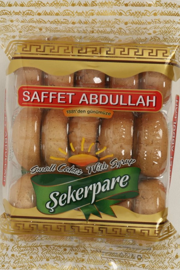 Saffet Abdullah Şekerpare 3lü Paket 250 gr