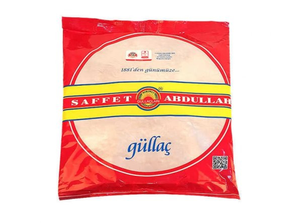 Saffet Abdullah Güllaç Poşet Ambalaj 400 Gr X 2 Paket