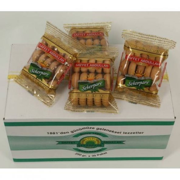 SAFFET ABDULLAH ŞEKERPARE 250 GR 6LI PAKET - 2