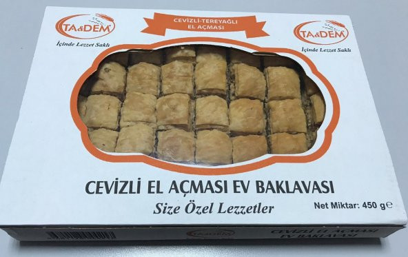 TADEM CEVİZLİ EL AÇMASI EV BAKLAVASI 450 GR - 2