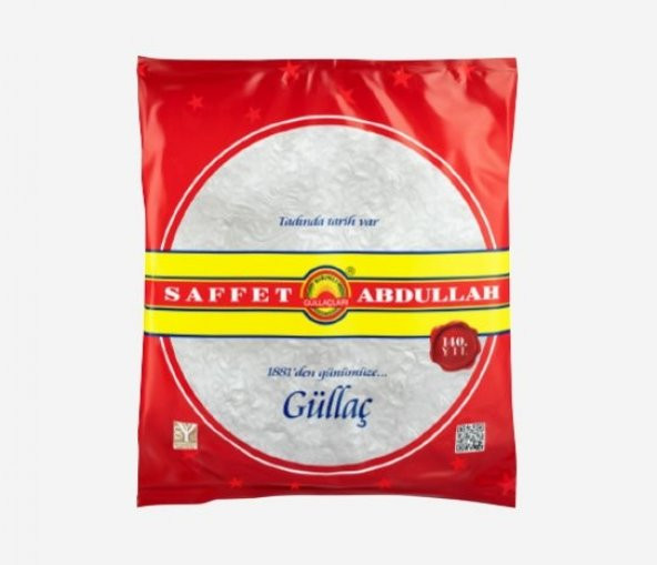 SAFFET ABDULLAH GÜLLAÇ POŞET AMBALAJ 400 GR