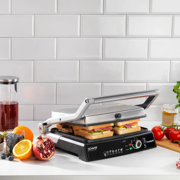 Schafer Concept Grill Tost Makinesi-Inox - 2