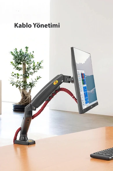 North Bayou NB F80 Tek Kol Amortisörlü Monitör Tutucu - 3