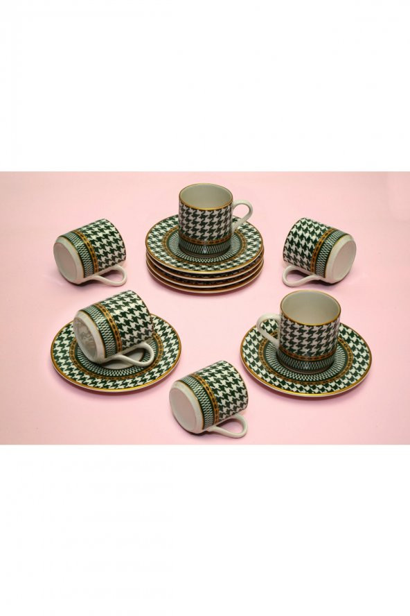 Sahra 6lı Kahve Fincanı Takımı Mtfk.0068 - 3