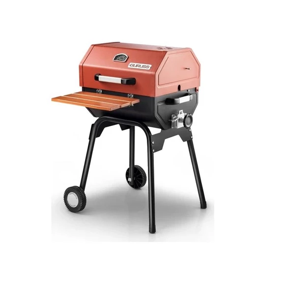 Guruss CG-050 Kömürlü Barbekü Mangal   Kırmızı