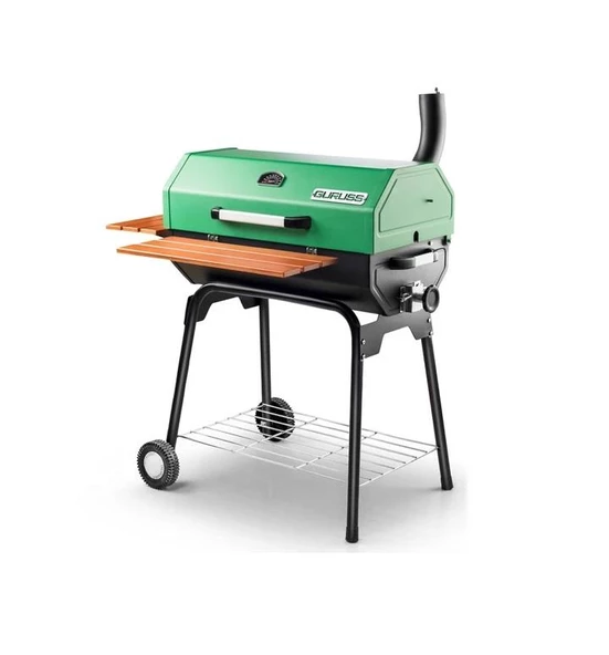 Guruss CG-075 Kömürlü Barbekü Mangal   Yeşil