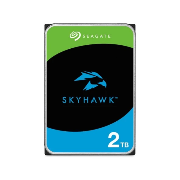 Seagate SKYHAWK ST2000VX017 2TB 5900RPM 3,5" 7/24 Güvenlik Diski (Resmi Distribütör Garantilidir)