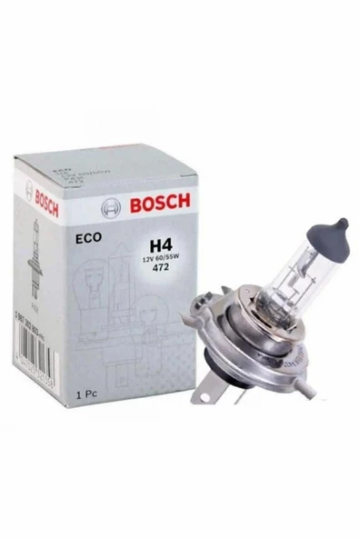 Bosch Eco H4 12v 60/55w Tekli Ampul