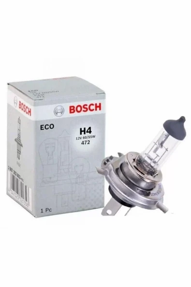 Bosch Eco H4 12v 60/55w Tekli Ampul - 1