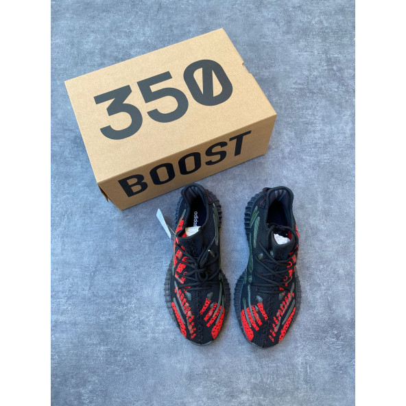 Adidas Yeezy Boost 350 SİYAH KIRMIZI - 3