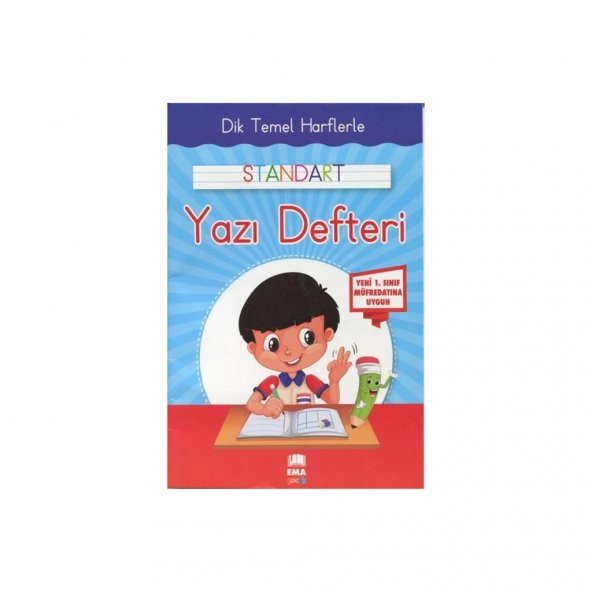 Ema Kitap Dik Temel Harflerle Standart Güzel Yazı Defteri 17*24 - 1