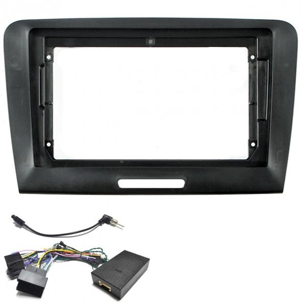 NOİSER Skoda Super B 2008 - 2014  ANDROİD TEYP ÇERÇEVE (10 INCH) - SOKET - CANBUS