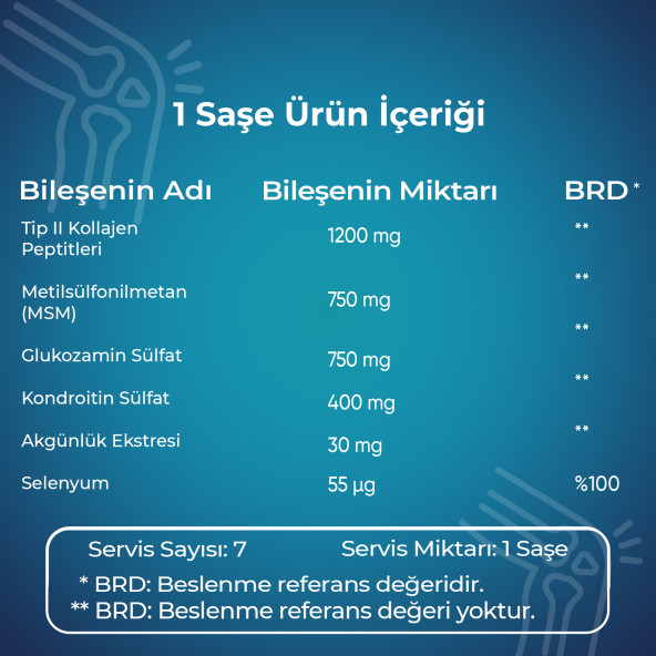 VOOP Collagen Tip 2 Glukozamin Saşe - 3