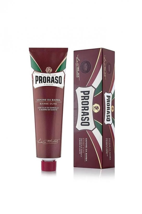 Proraso Shaving Cream Coarse Beards 150 ml Sandal Ağacı Özlü Tıraş Kremi