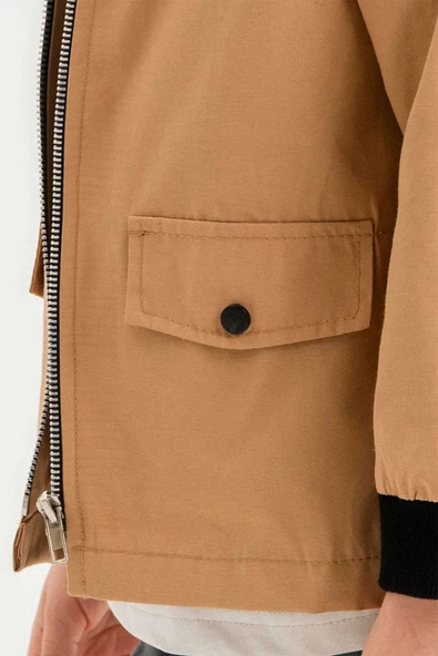 Kapüşonlu Su Geçirmez Erkek Çocuk Yağmurluk - Resim 9