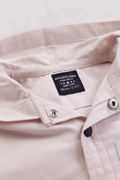 Kapüşonlu Cepli Katlanabilir Kol Erkek Çocuk Gömlek - Resim 8