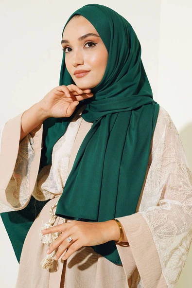 Düz Penye Şal Zümrüt ürün görseli 1