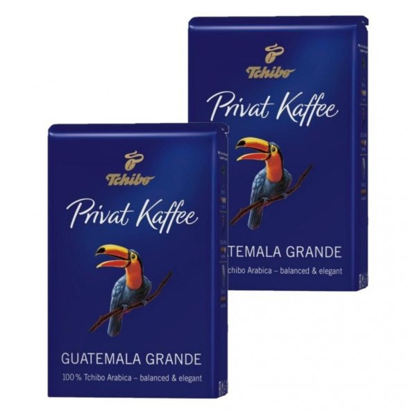 Tchibo Guatemala Grande Öğütülmüş Filtre Kahve 250 Gr -2 Adet-