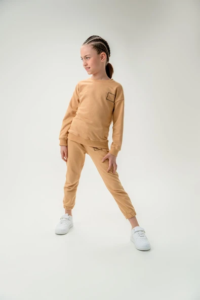 Gold Class Baskılı Unisex Çocuk Eşofman Takımı - 2