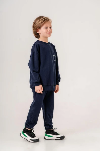 Gold Class Baskılı Unisex Çocuk Eşofman Takımı - 4