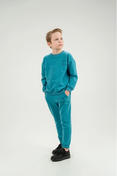 Gold Class Baskılı Unisex Çocuk Eşofman Takımı - 6