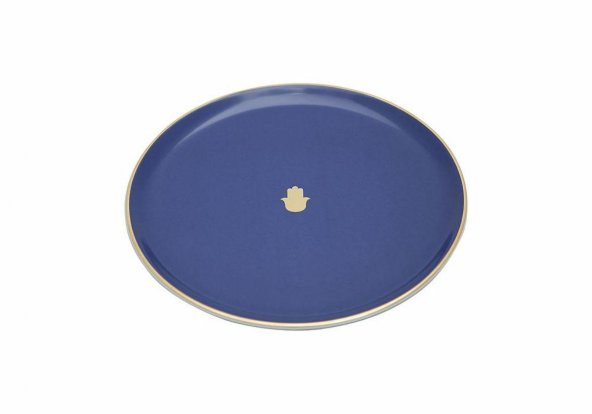 Porland Glamorous Lacivert Düz Tabak 20 cm 04A+PD21562 - 2