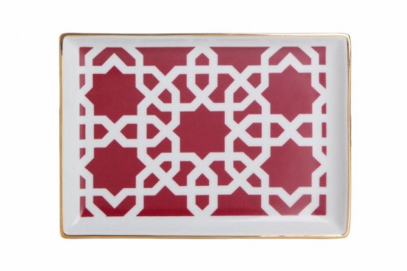 Porland MoroccoDesen5 Fuşya Kahvaltı Tabağı18 cm 04A+P018781
