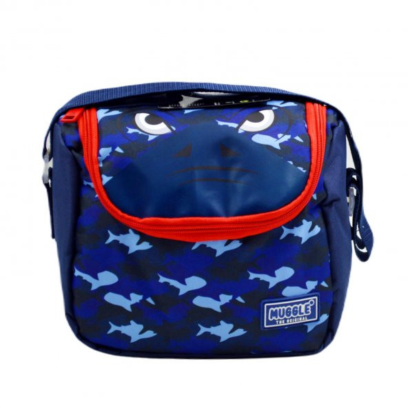 Muggle Termoslu Shark Beslenme Çantası Mavi MU-9604 - 1