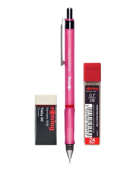 Rotring Visuclick Okul Seti Pembe 0.7 mm