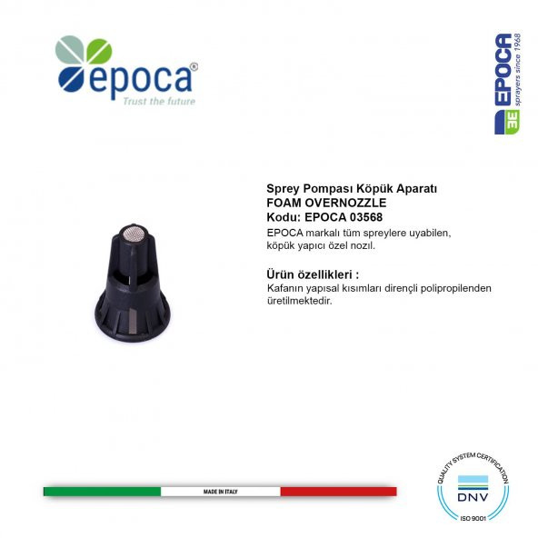 Epoca Pompa Köpük Memesi- Oto araç epoca  pompalariyla uyumlu - 2