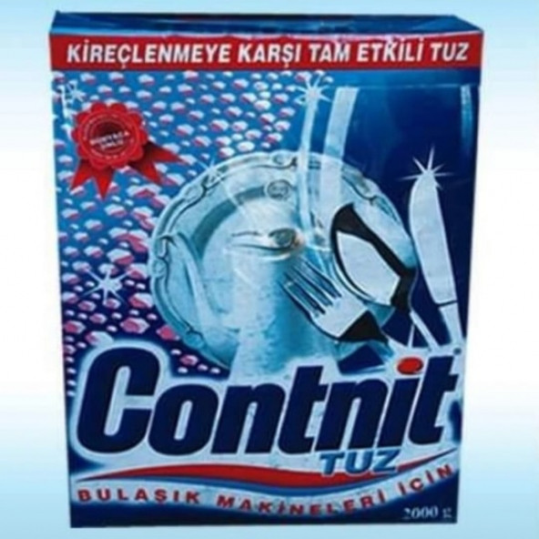 CONTNİT BULAŞIK MAKİNESİ TUZU KOLİ 2 KG 8 ADET