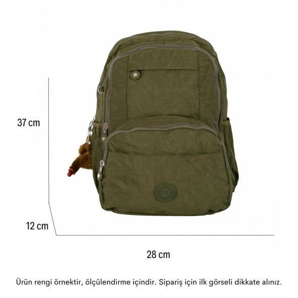 Kenyon Cox 8826 Sarı Unisex Klinkır Kumaş Sırt Çantası - 3