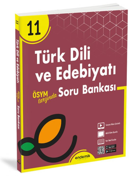 11.Sınıf Türk Dili Ve Edebiyatı Soru Bankası -  Endemik Yayınları