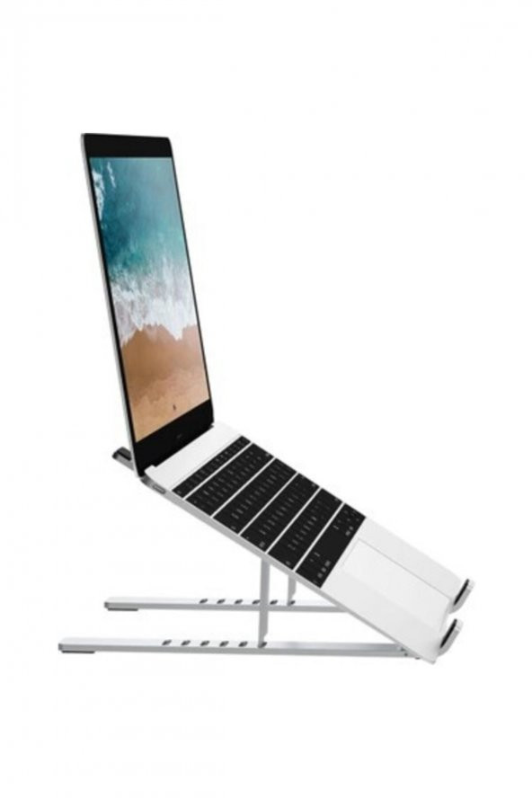 Alüminyum Manyetik Katlanabilir Ayarlı Katlanır Dizüstü Laptop Notebook Standı - 2