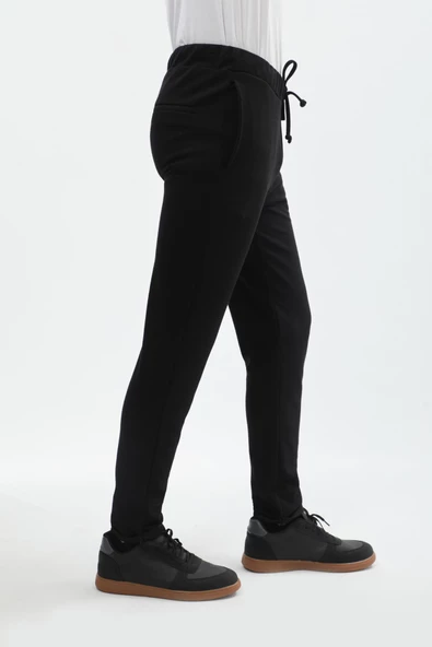 Erkek Regular Fit Sweatpant Eşofman Altı Siyah - 2