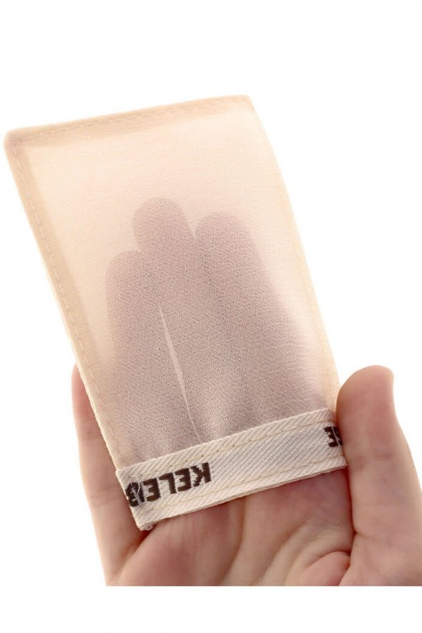 Kelebek Hakiki Koza Ipeğinden 3lü Yüz Ve Banyo Kesesi, Nry Home & Lıfe - Resim 3