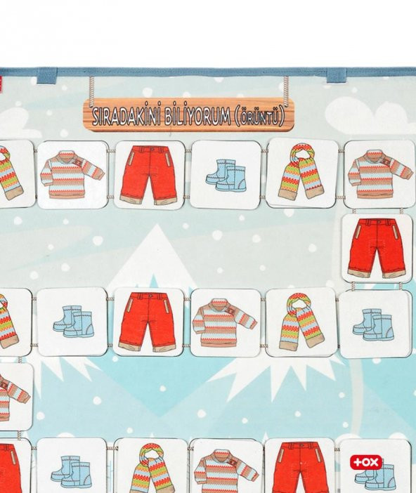 3 Set - 87 Parça  Az - Çok , Büyük - Küçük Meyve ve Sıradakini Biliyorum Oyunu Keçe Cırtlı Duvar Panoları - Resim 5