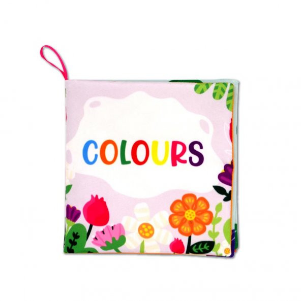 İngilizce Renkler Kumaş Sessiz Kitap E129 - Bez Kitap ürün görseli