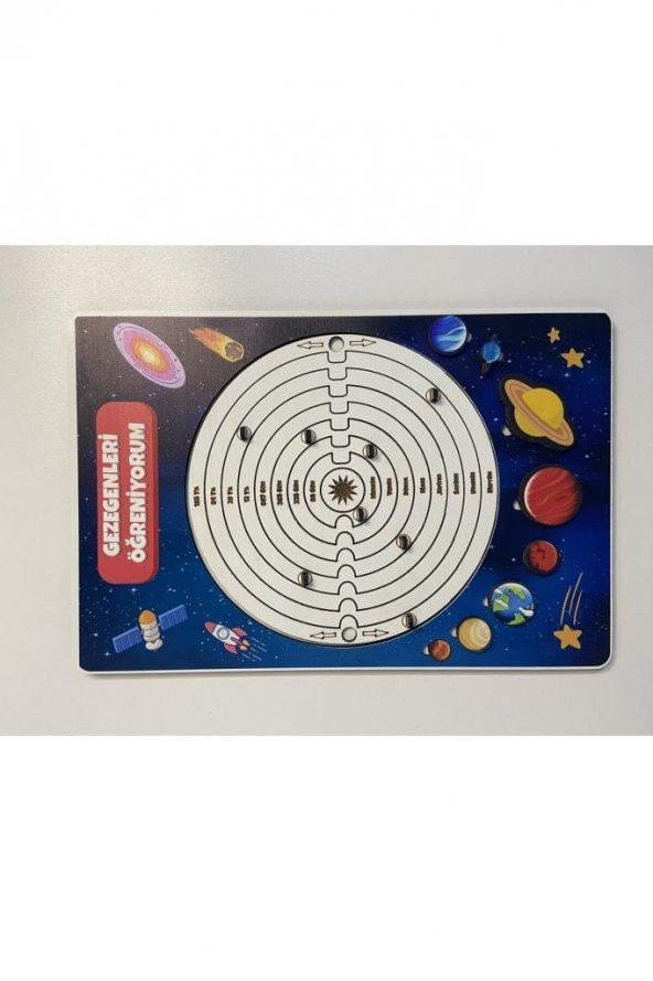 Moon Beavers Gezegenleri Öğreniyorum Güneş Sistemimiz 83020,Eğitici Öğretici Ahşap Oyuncak - 4