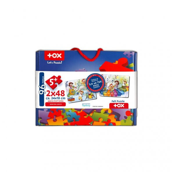 Müzik 5+ Keçe Yapboz - 5 Yaş Puzzle T016 - 3