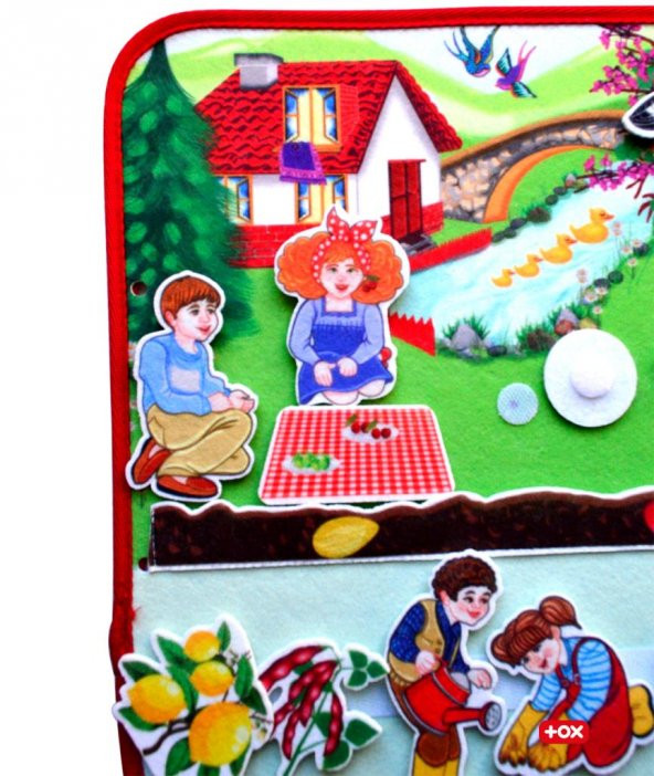 ( Ilkbahar ) Keçe Cırtlı Aktivite Sayfası - 5