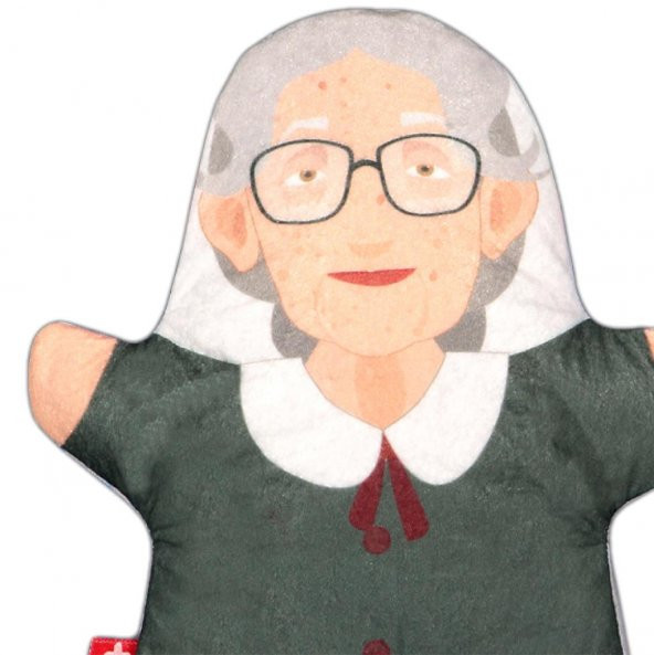 Anneanne Aile Bireyleri Keçe El Kukla T335 - Resim 3